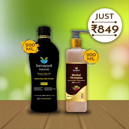 200 ML OIL + 200 ML Shampoo