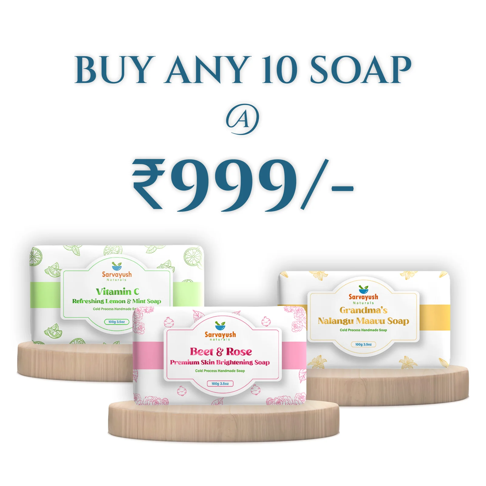 Pack of Any 10 Hand Made Soap