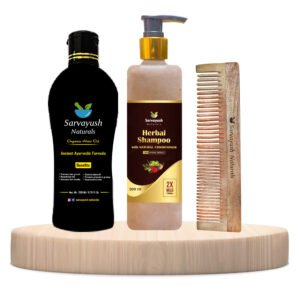 200 ML OIL + 200 ML Shampoo + Comb